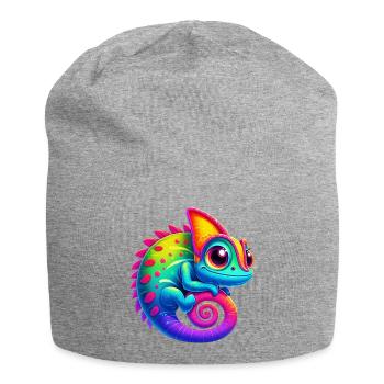 Caméléon - Bonnet en jersey - gris chiné - Devant