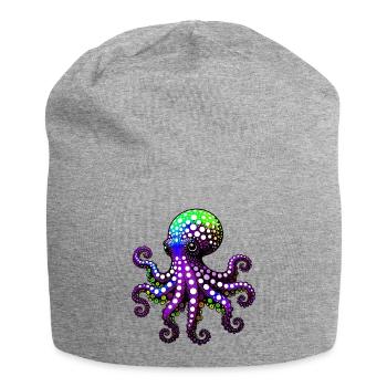 Pieuvre - Bonnet en jersey - gris chiné - Devant