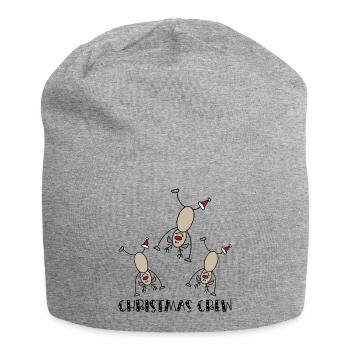 Fêter Noël en groupe - Bonnet en jersey - gris chiné - Devant