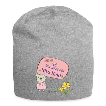 Kita Kind - Jersey Beanie - heather grey - Front