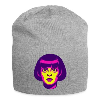 Hypno Beauté Années 60 - Bonnet en jersey - gris chiné - Devant