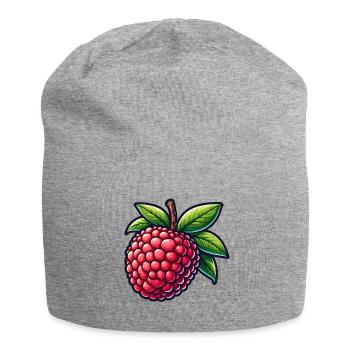 Litchi Illustrée Éclatant - Bonnet en jersey - gris chiné - Devant