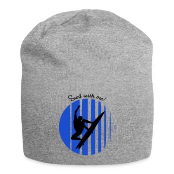 Wellenreiter - Jersey-Beanie - Grau meliert - Vorne