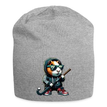Hoderung DE Schwarz 2025 - Jersey Beanie - heather grey - Front