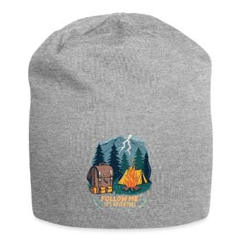 Lighted Nature Adventure with Campfire - Jersey Beanie - heather grey - Front
