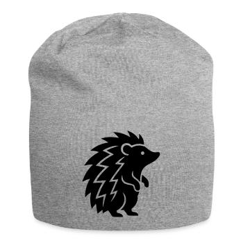 hedgehog - Jersey Beanie - heather grey - Front