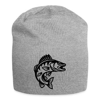 Brochet - Bonnet en jersey - gris chiné - Devant