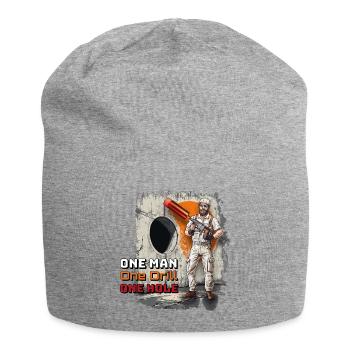 Master of Drilling - Jersey Beanie - heather grey - Front