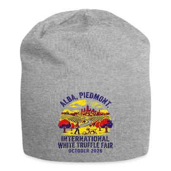Alba Piedmont International White Truffle Fair - Jersey-Beanie - Grau meliert - Vorne
