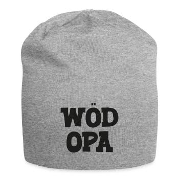Wöd Opa Österreich Oma tolle Oma beste Oma - Jersey-Beanie - Grau meliert - Vorne