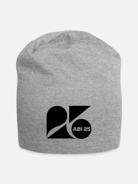 Abi 25 - Abitur 2025 - Spruch - Jersey-Beanie - Grau meliert