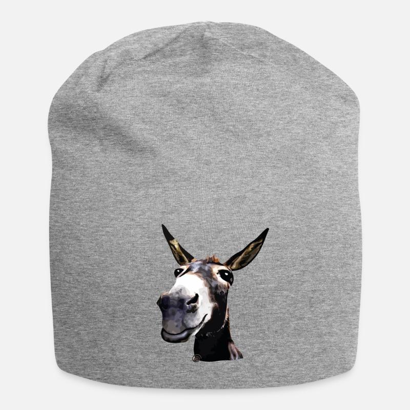 eszel - Jersey-Beanie - Grau meliert