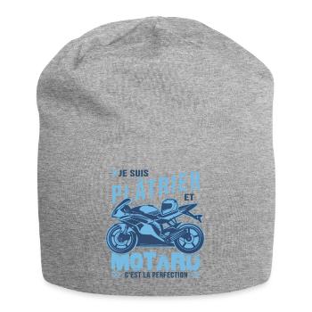 motard parfait plâtrier parfait - Bonnet en jersey - gris chiné - Devant