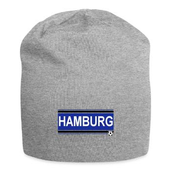 Hamburg , Tradition , Hamburg Fussball Fan (25) - Jersey-Beanie - Grau meliert - Vorne