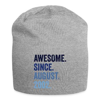 Génial depuis août 2002 20ème anniversaire - Bonnet en jersey - gris chiné - Devant