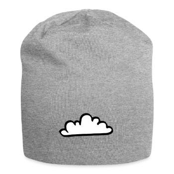 Cloud at the sky - vector - Jersey Beanie - heather grey - Front