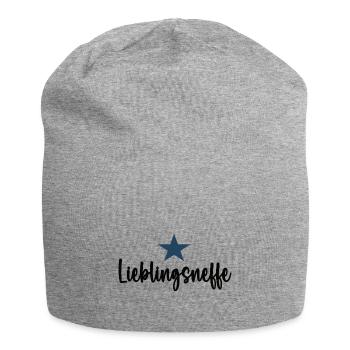 Lieblingsneffe Lieblings Neffen Bester Neffe - Jersey-Beanie - Grau meliert - Vorne