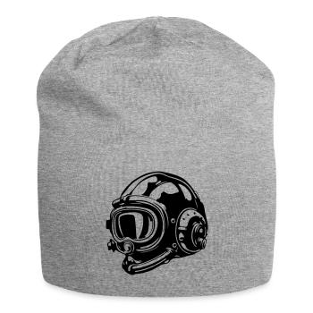 Apnoe Helm Tauchen Scuba - Jersey-Beanie - Grau meliert - Vorne