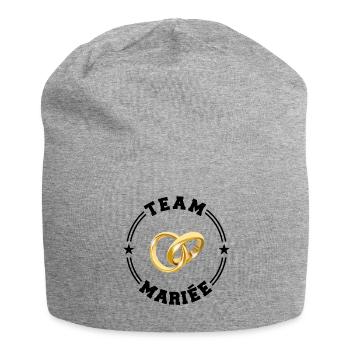 TEAM MARIEE College Round - Bonnet en jersey - gris chiné - Devant