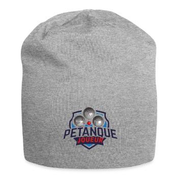 Boule petanque joueur - Jersey-Beanie - Grau meliert - Vorne