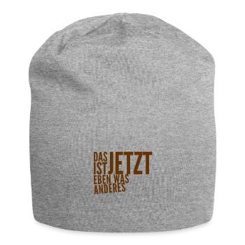 ich sehe das jetzt eben anders - Jersey-Beanie - Grau meliert - Vorne