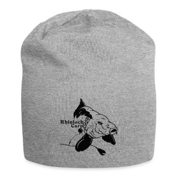 rhiluchcarp logo schwarz - Jersey-Beanie - Grau meliert - Vorne