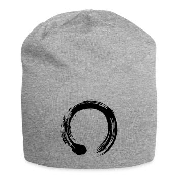 Cercle de méditation - Bonnet en jersey - gris chiné - Devant