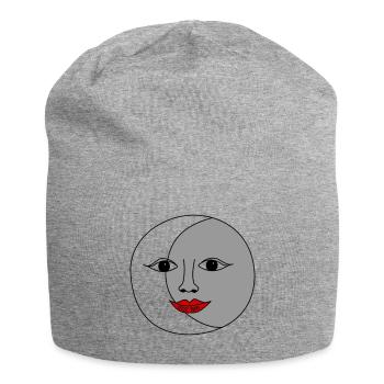 Sun and moon - Jersey-Beanie - Grau meliert - Vorne