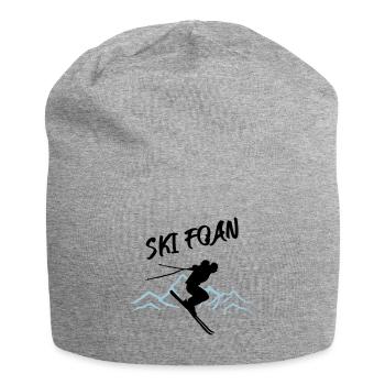 Ski foan, Skifahren - Bonnet en jersey - gris chiné - Devant