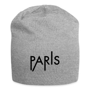 Modern Paris Design Frankreich Geschenk - Jersey-Beanie - Grau meliert - Vorne