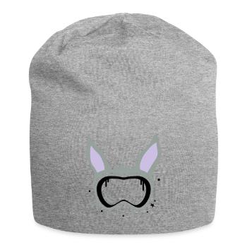 Skihase - Jersey-Beanie - Grau meliert - Vorne