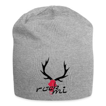 rock mi - Jersey-Beanie - Grau meliert - Vorne