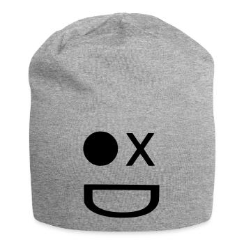 MSS Retro logo - Jersey Beanie - heather grey - Front