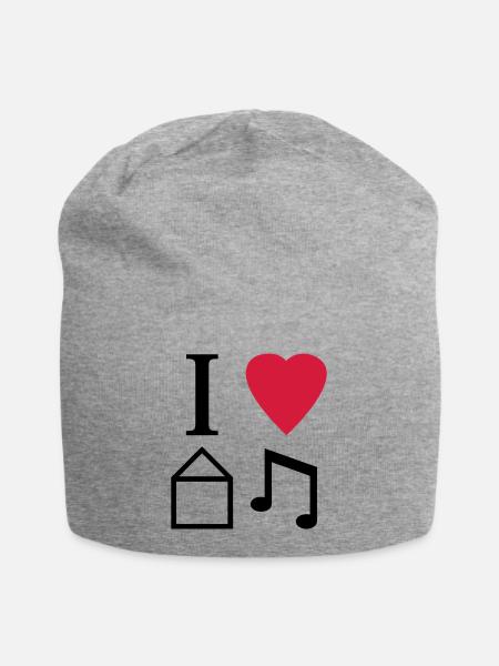 J'aime la musique de Chambre - Bonnet en jersey - gris chiné