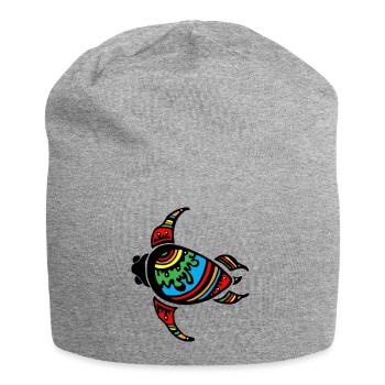 Ethno Travel Experience - Jersey Beanie - heather grey - Front