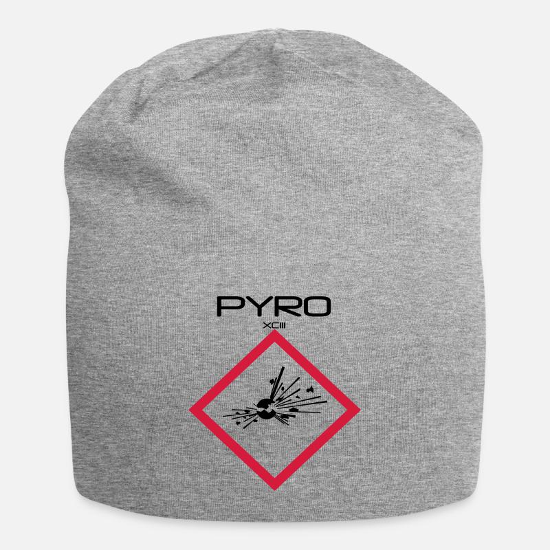 ARTIFICIER EXPLO PYRo spectacle Tshirt - Bonnet en jersey - gris chiné