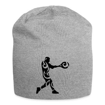 Tennis tribal - Bonnet en jersey - gris chiné - Devant