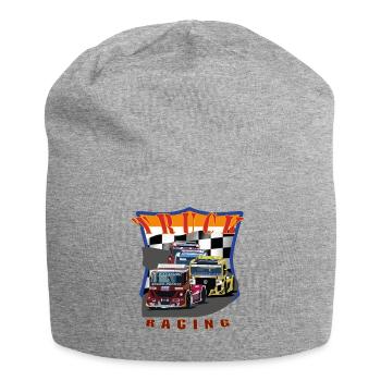 Truck racing 1 - Jersey-Beanie - Grau meliert - Vorne