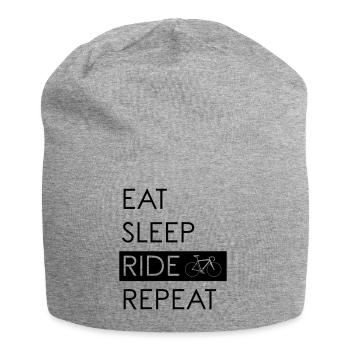 EAT SLEEP RIDE REPEAT - Bonnet en jersey - gris chiné - Devant