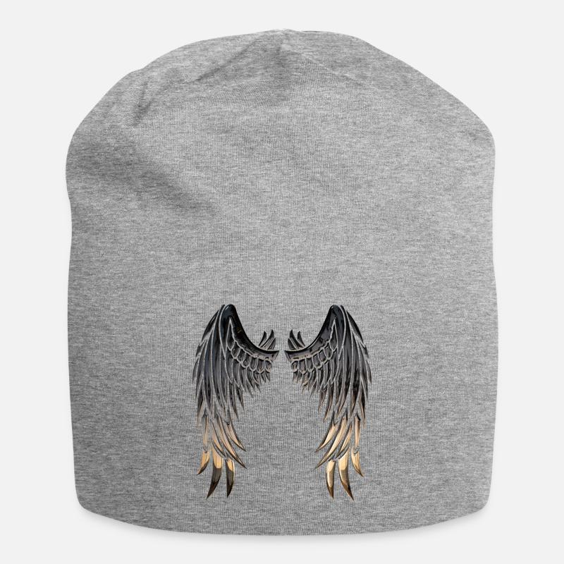 Ailes ailes - Bonnet en jersey - gris chiné