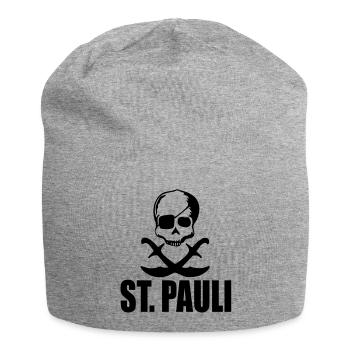 St Pauli - Bonnet en jersey - gris chiné - Devant