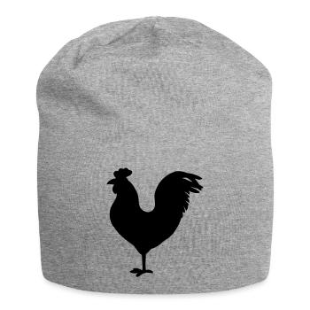 cock - Jersey Beanie - heather grey - Front