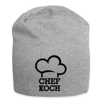 Cuisinier - Bonnet en jersey - gris chiné - Devant