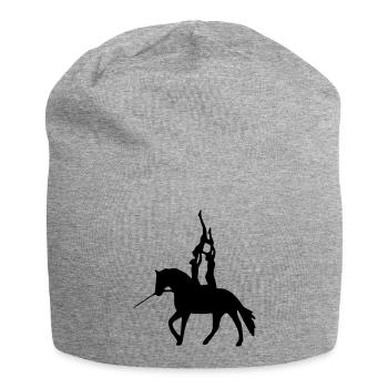 Voltige - Bonnet en jersey - gris chiné - Devant