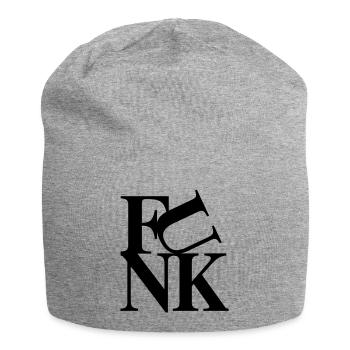 Funk Musik - Jersey-Beanie - Grau meliert - Vorne