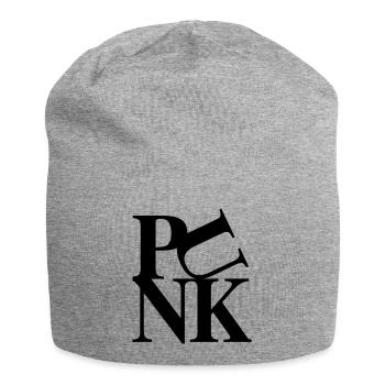 Steampunk - Jersey-Beanie - Grau meliert - Vorne