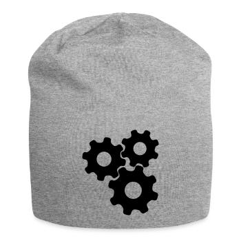 Gears - Jersey Beanie - heather grey - Front