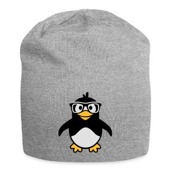 Manchot - Bonnet en jersey - gris chiné - Devant
