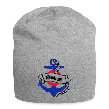 hamburg_1 - Jersey-Beanie - Grau meliert - Vorne