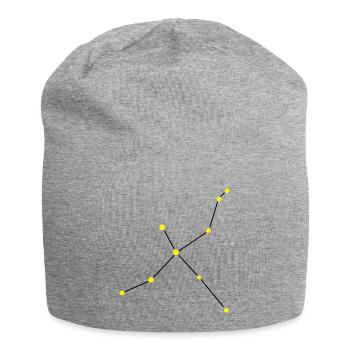 Sternbild Schwan - Jersey-Beanie - Grau meliert - Vorne
